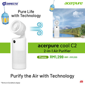 Acerpure Cool C2-AC551-50W 2-in-1 Air Purifier (White) | Promo RM1,299