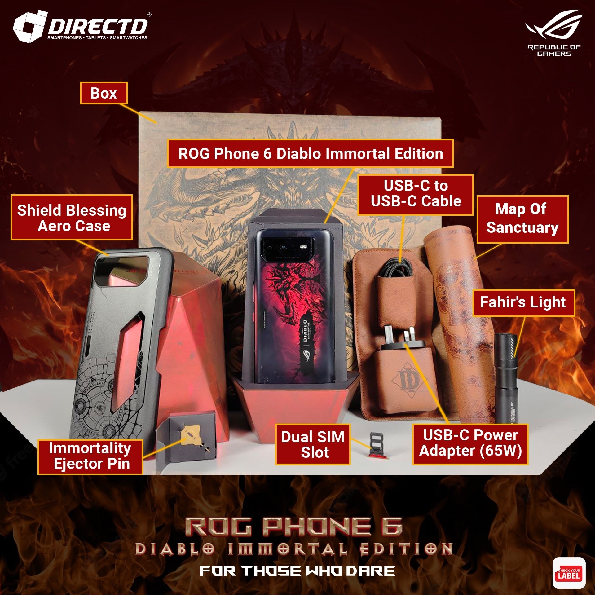 ROG Phone 6 Diablo Immortal Edition [16GB RAM | 512GB ROM]