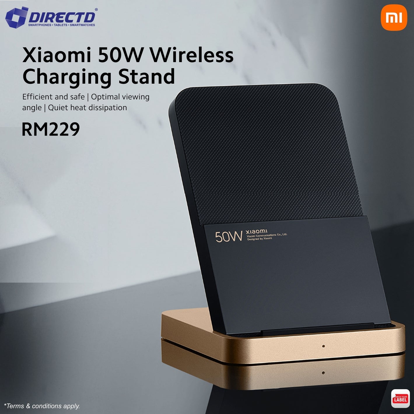 Xiaomi 50W Wireless Charging Stand | OFFICIAL by Xiaomi Malaysia