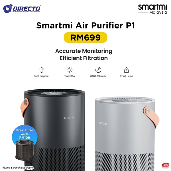 Smartmi Air Purifier P1 | Free Filter worth RM109