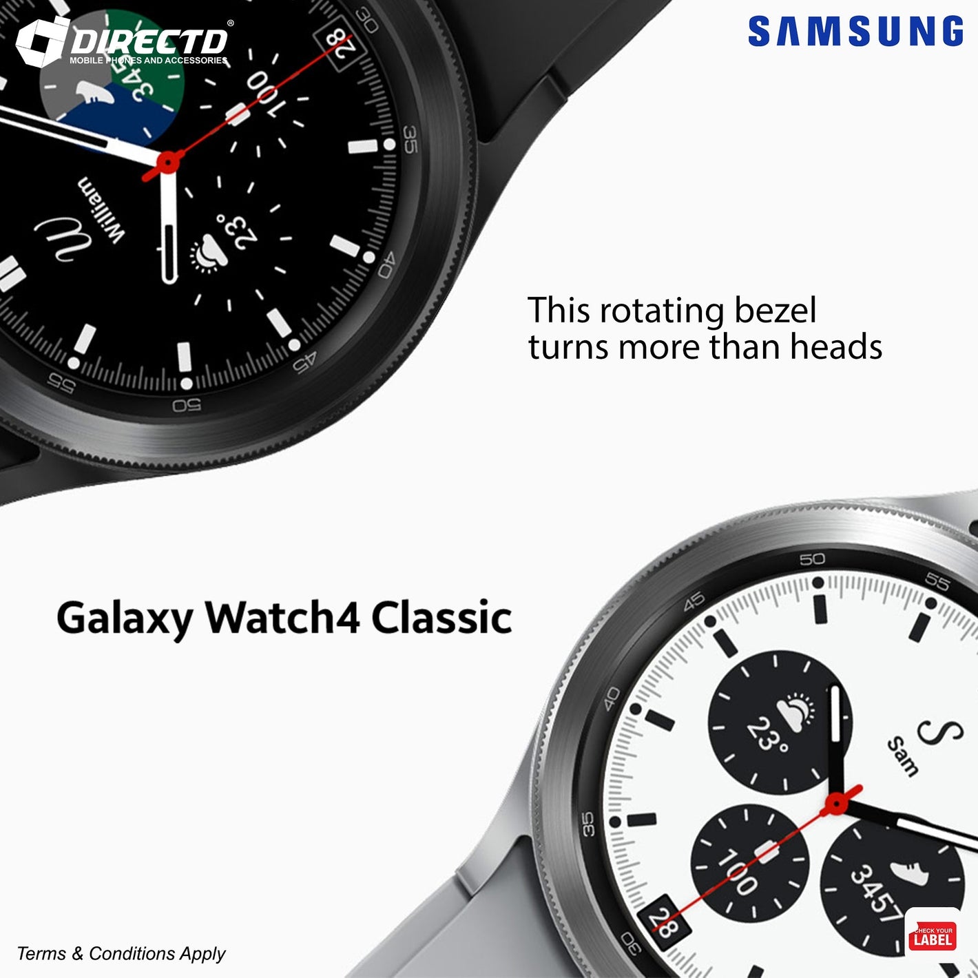 SAMSUNG Galaxy Watch 4 Classic (42mm | 46mm | The new Google Wear Os by Samsung)