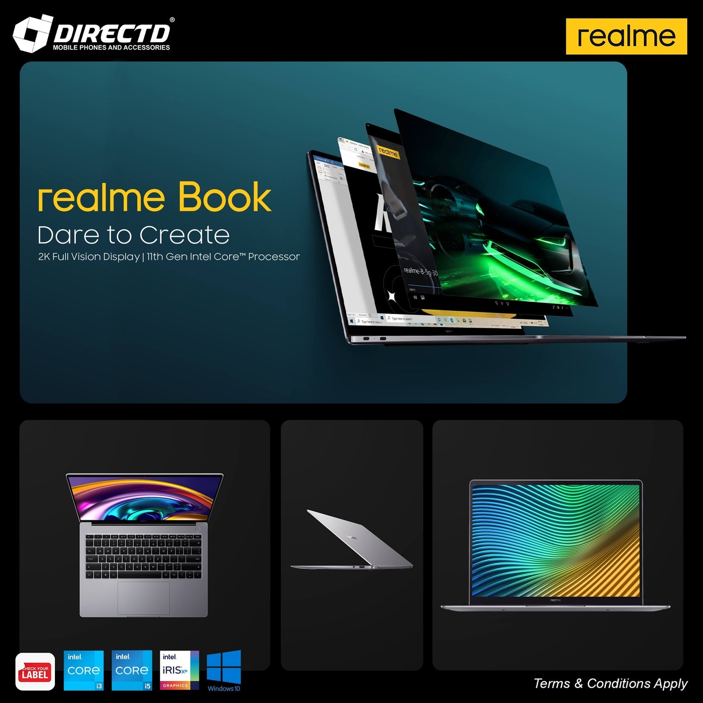 realme Book laptop [2K Full Vision Display | 11th Gen Intel Core Processor]