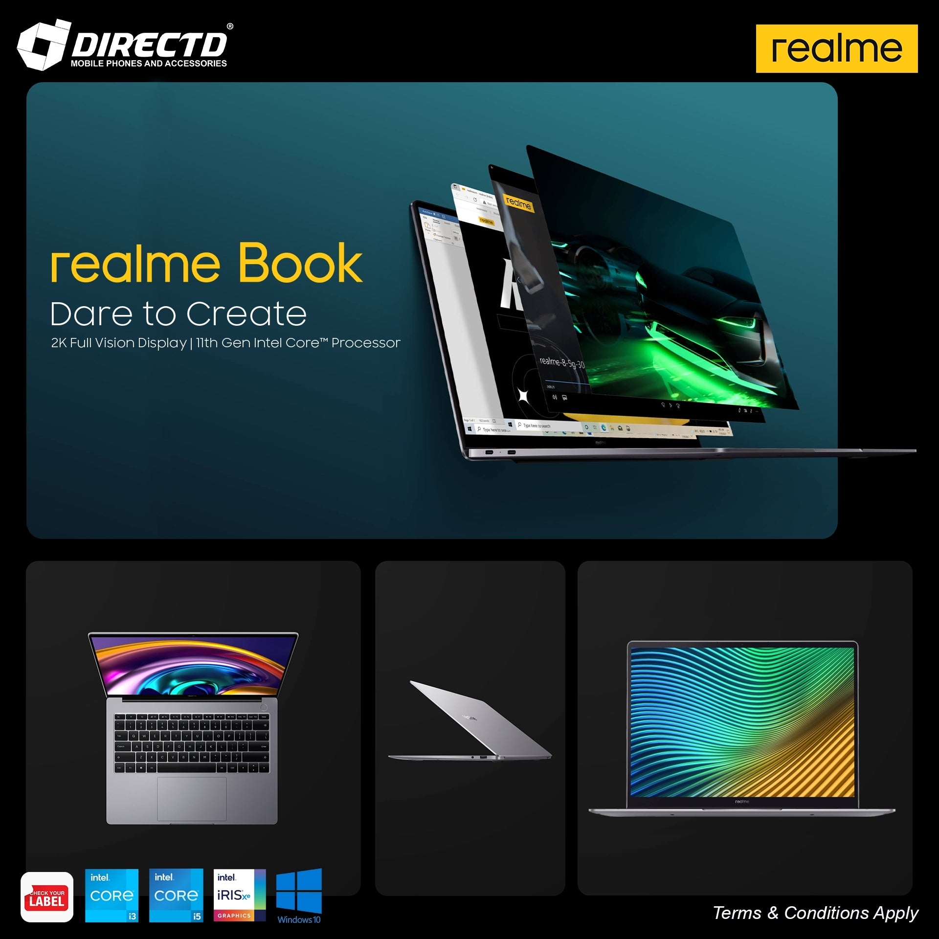 realme Book laptop [2K Full Vision Display | 11th Gen Intel Core Processor]