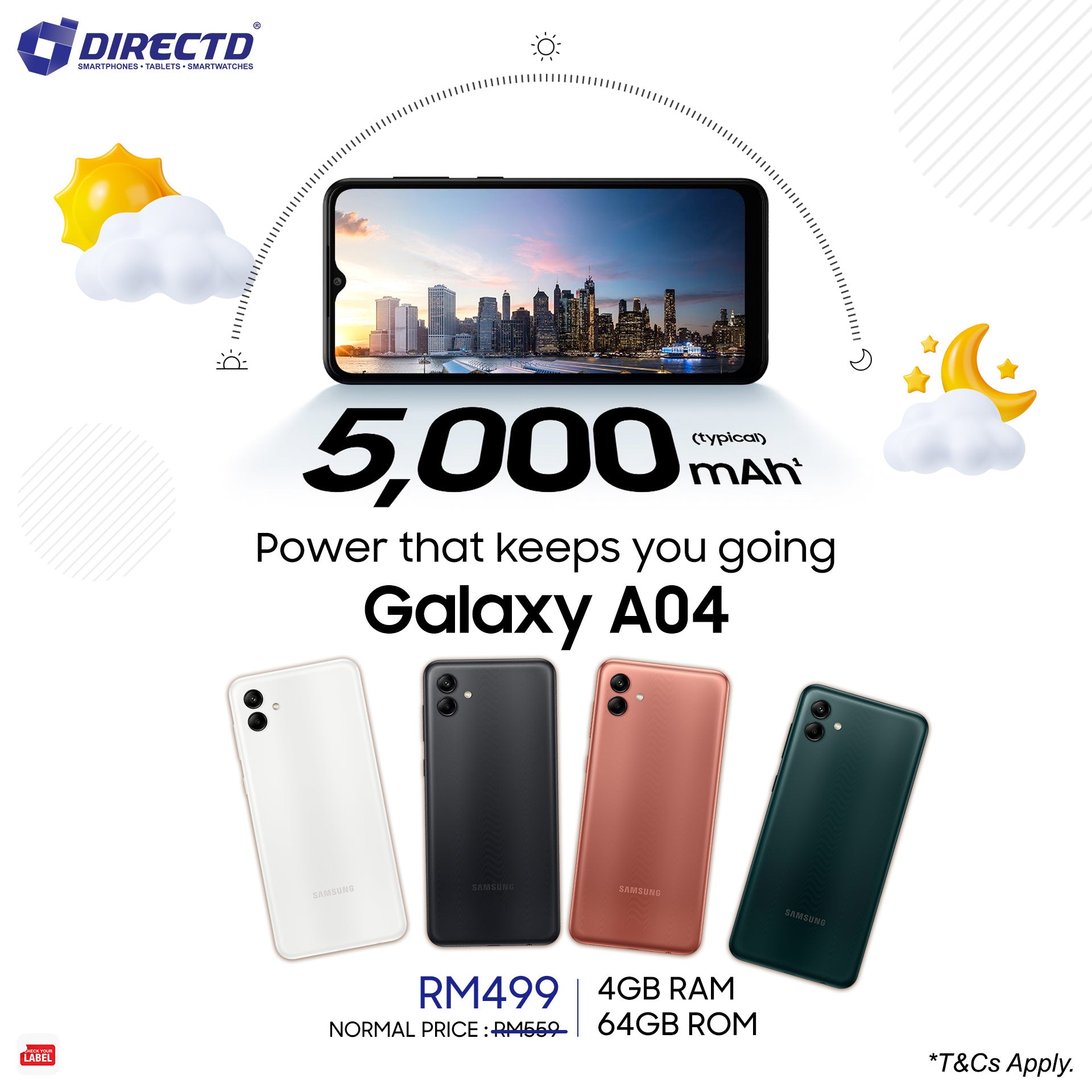 Samsung Galaxy A04 [4GB RAM | 64GB ROM]