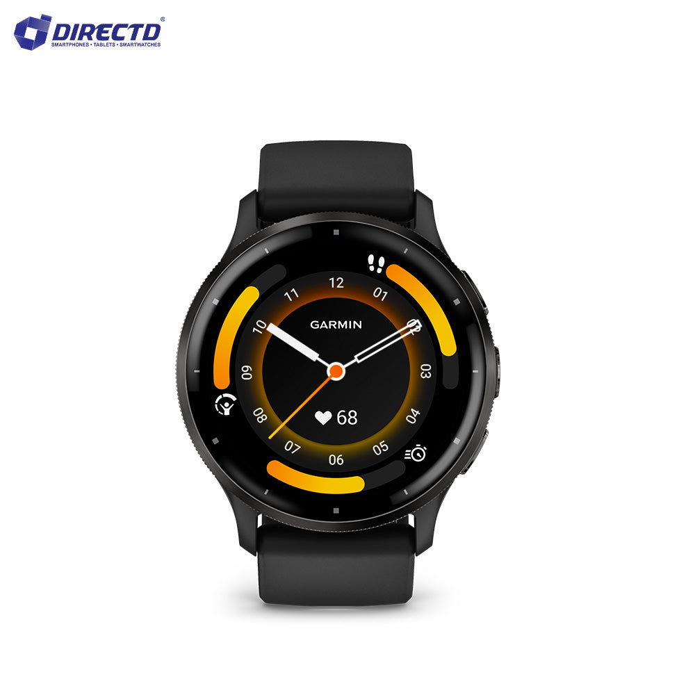 GARMIN Venu 3 | Slate Stainless Steel Bezel with Black Case
