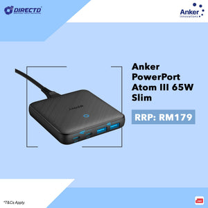 Anker PowerPort Atom III - 65W Slim