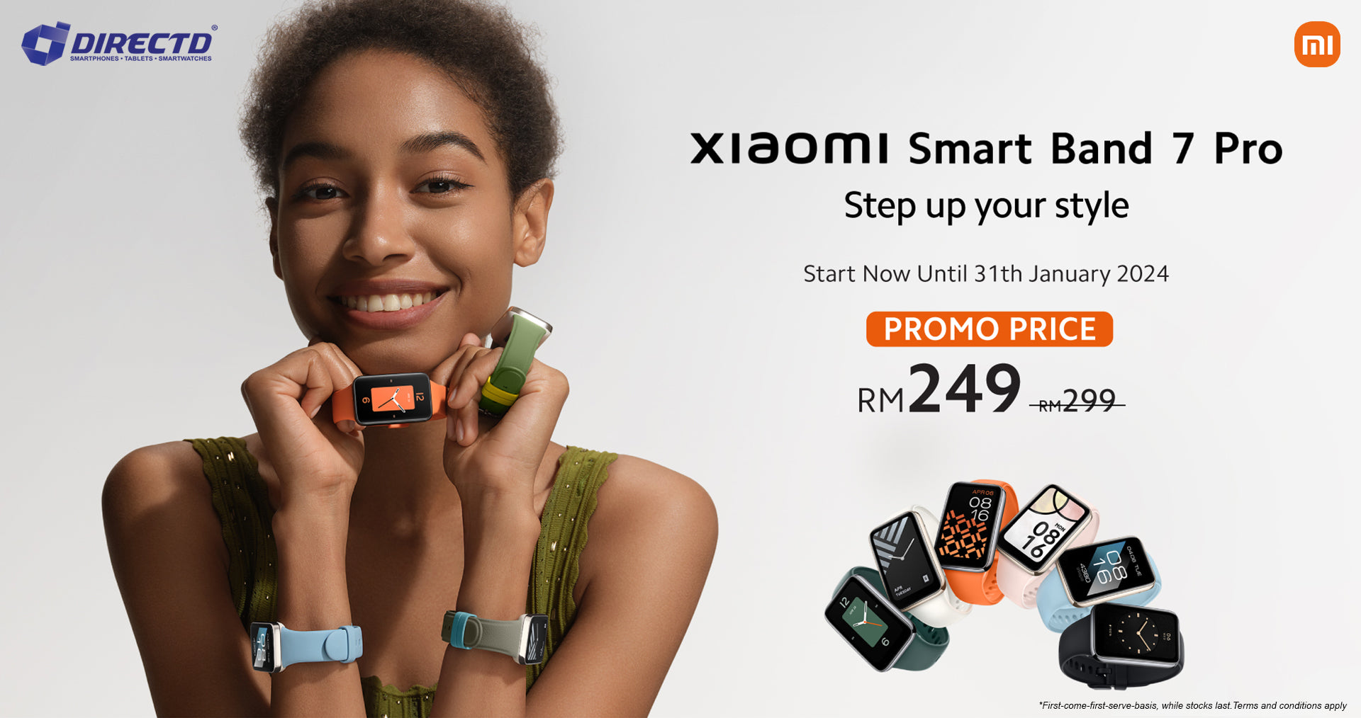 [NEW PRICE] Xiaomi Smart Band 7 Pro