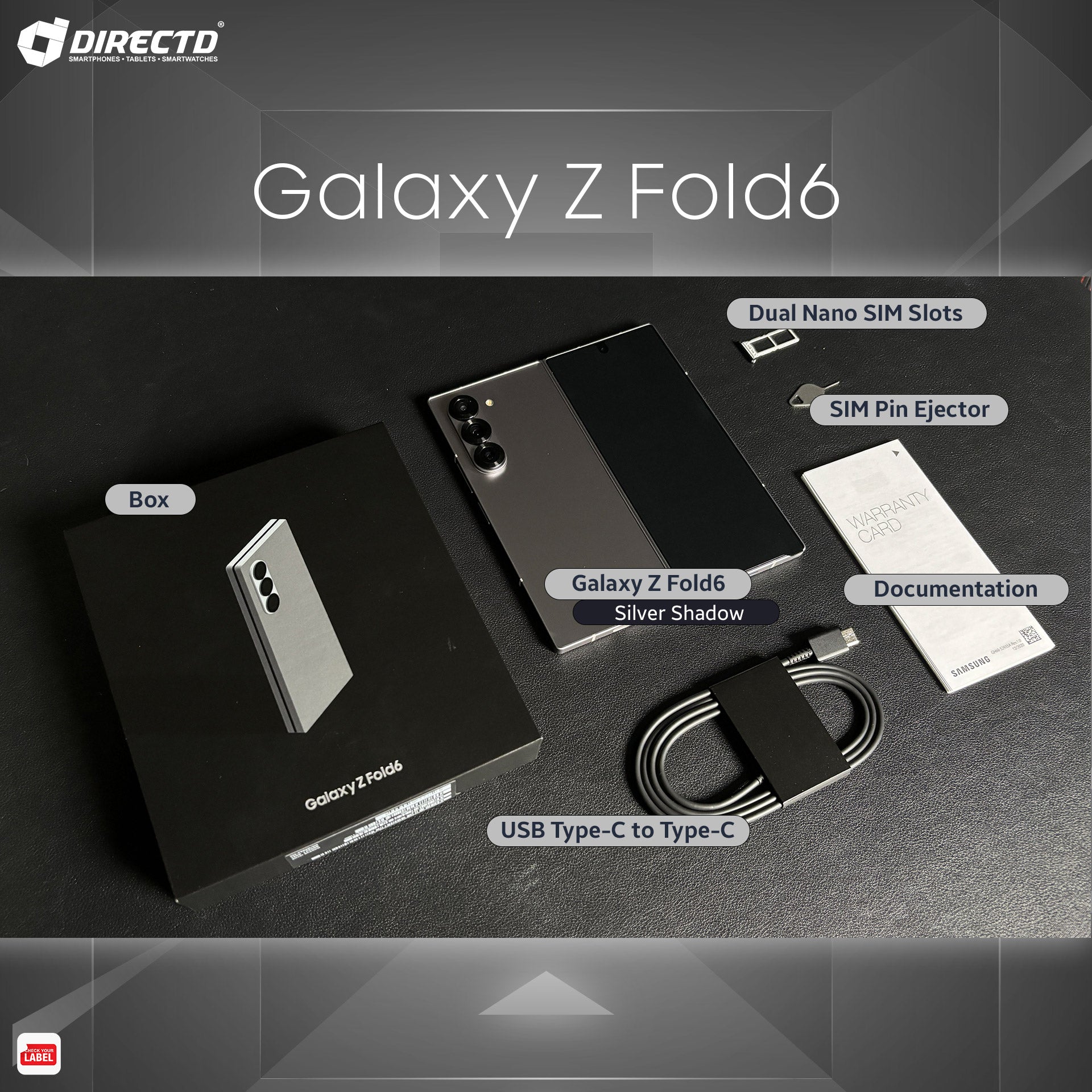 Samsung Galaxy Z Fold6 5G [256GB | 512GB | 1TB]