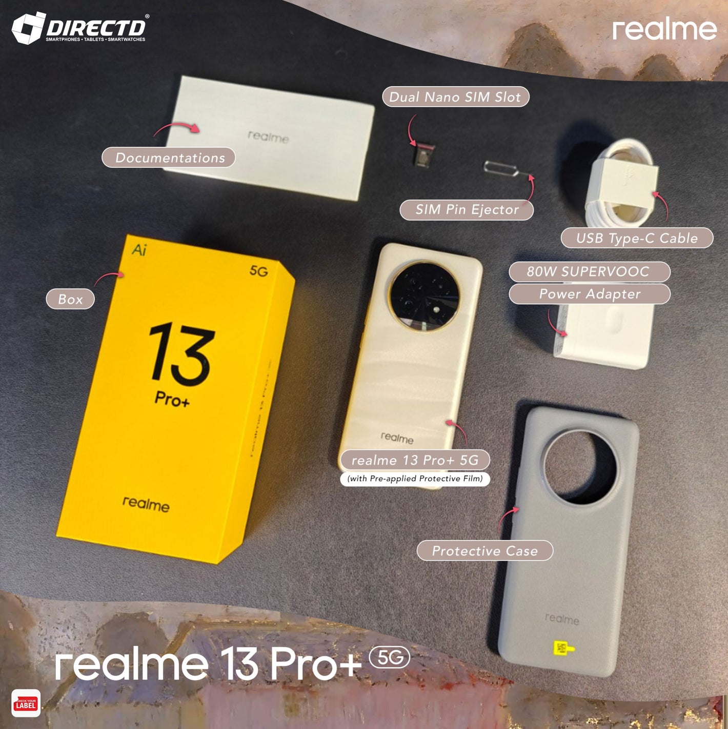 realme 13 Pro+ 5G [12GB+12GB Dynamic RAM | 512GB ROM]