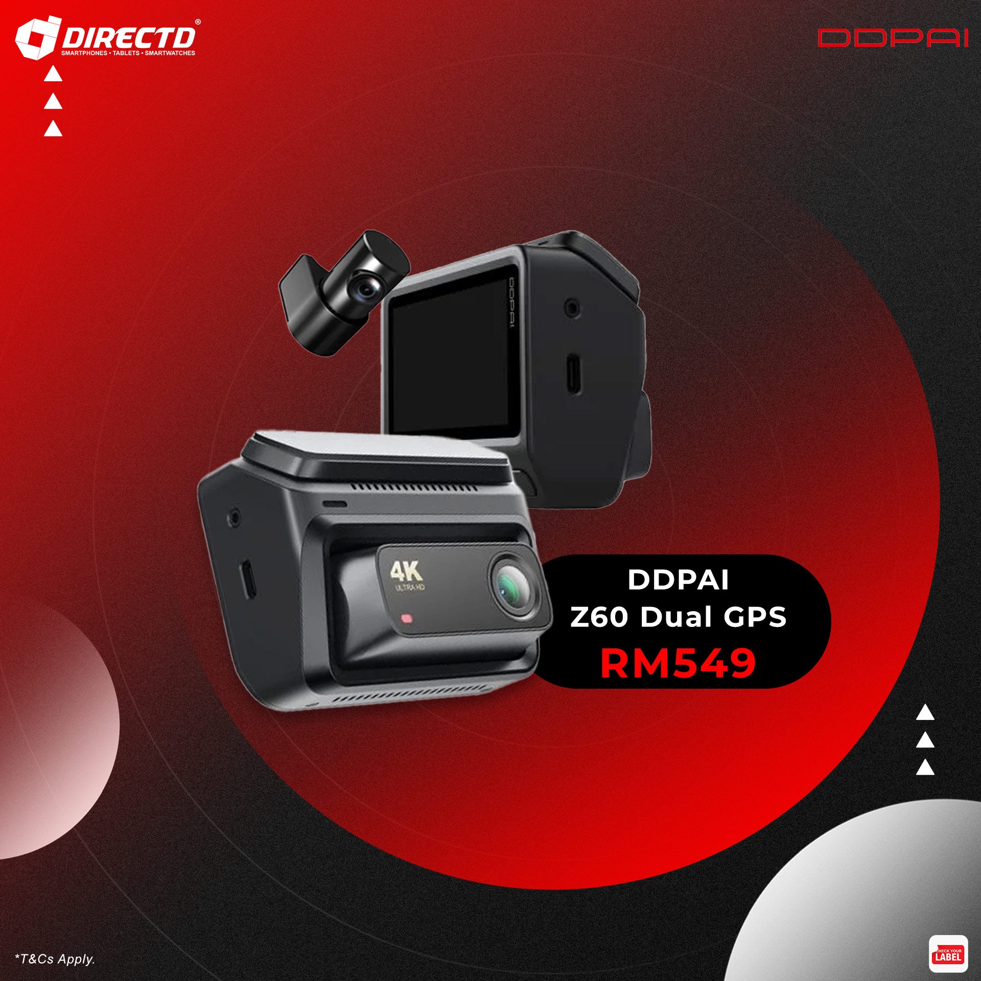 🆕DDPAI Z60 Dual GPS
