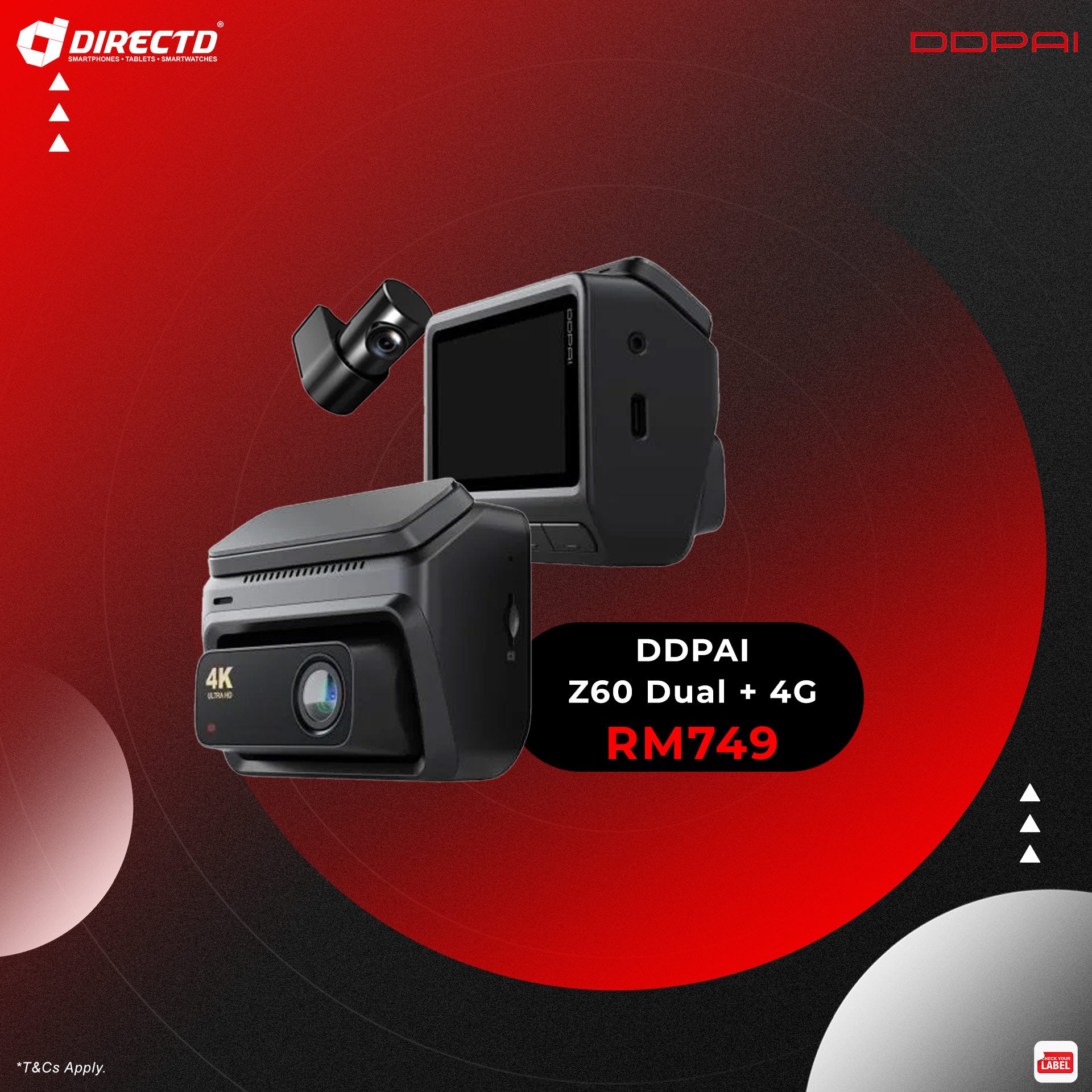 DDPAI Z60 Dual + 4G