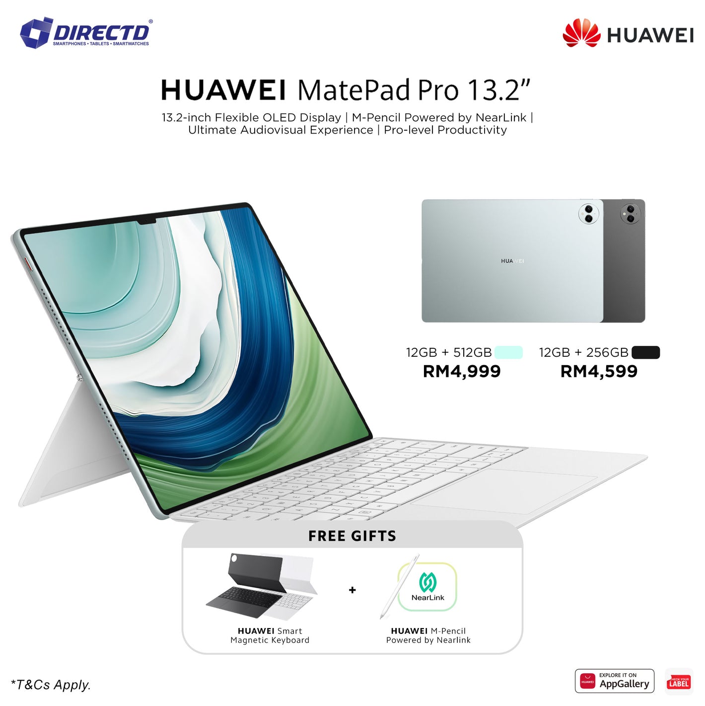 HUAWEI MatePad Pro 13.2" WiFi + FREE GIFTS