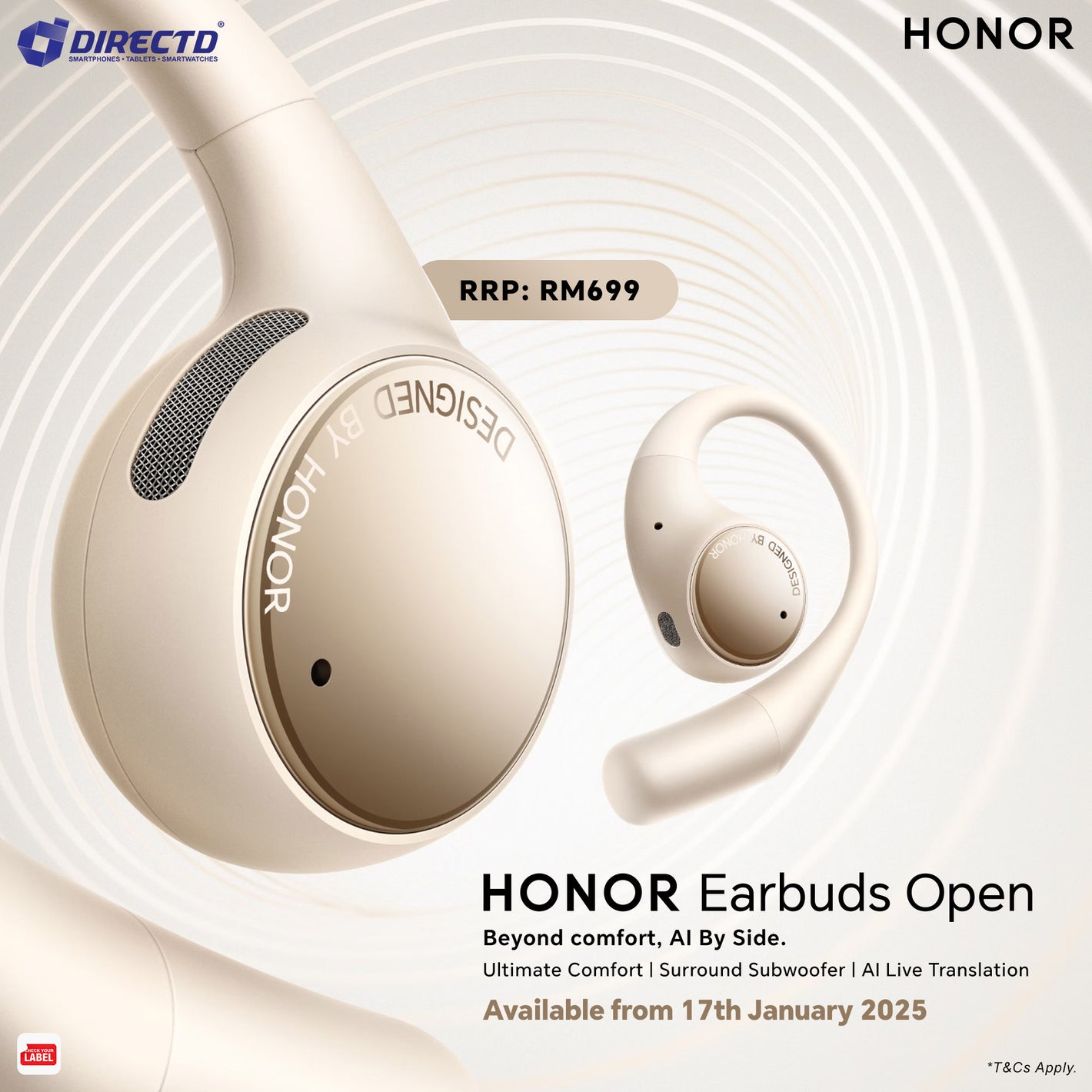 HONOR Earbuds Open