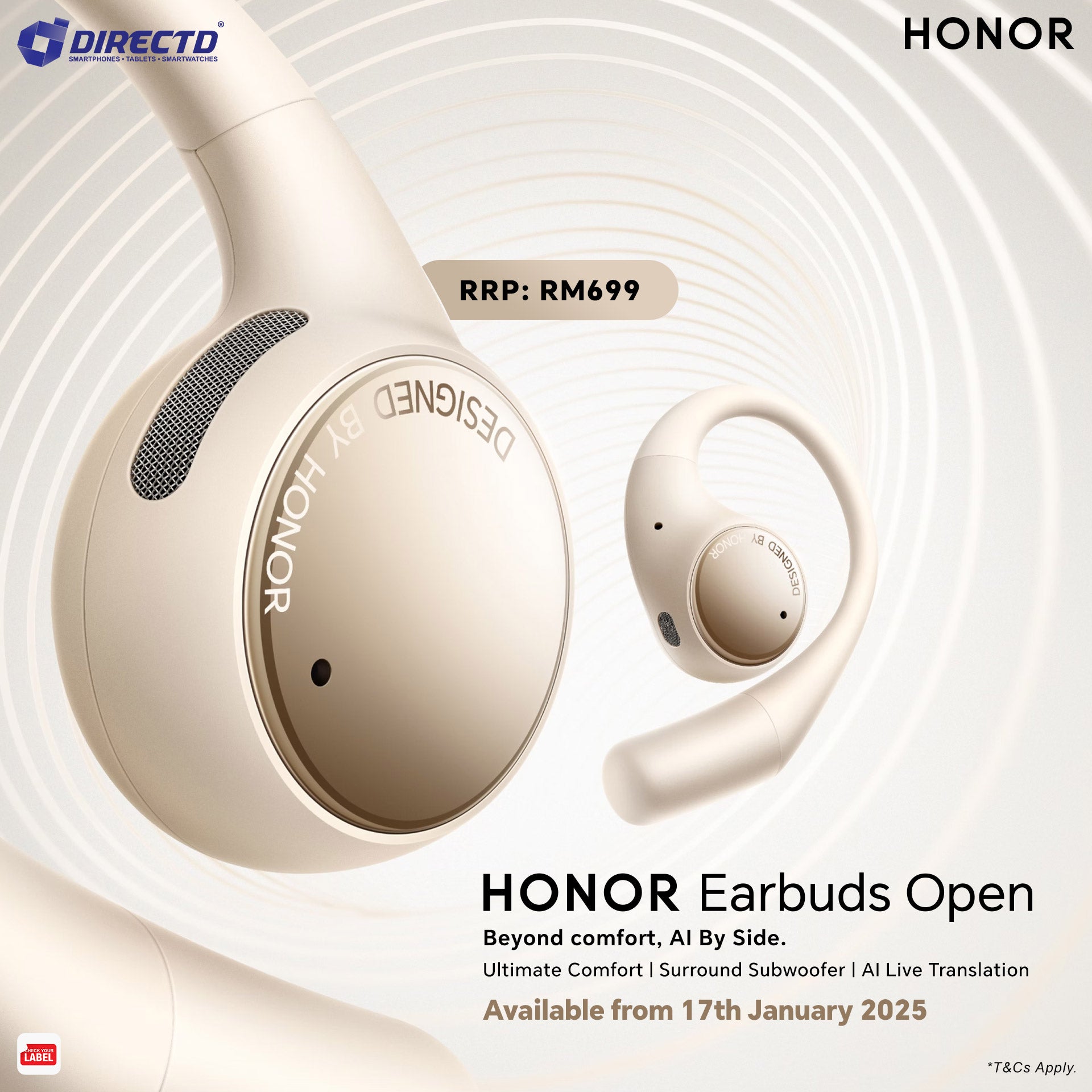 HONOR Earbuds Open