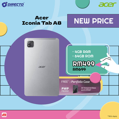 [NEW PRICE] ICONIA Tab A8 [4GB RAM | 64GB ROM]