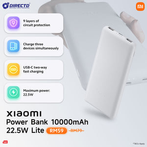 Xiaomi Power Bank 10000mAh 22.5W Lite