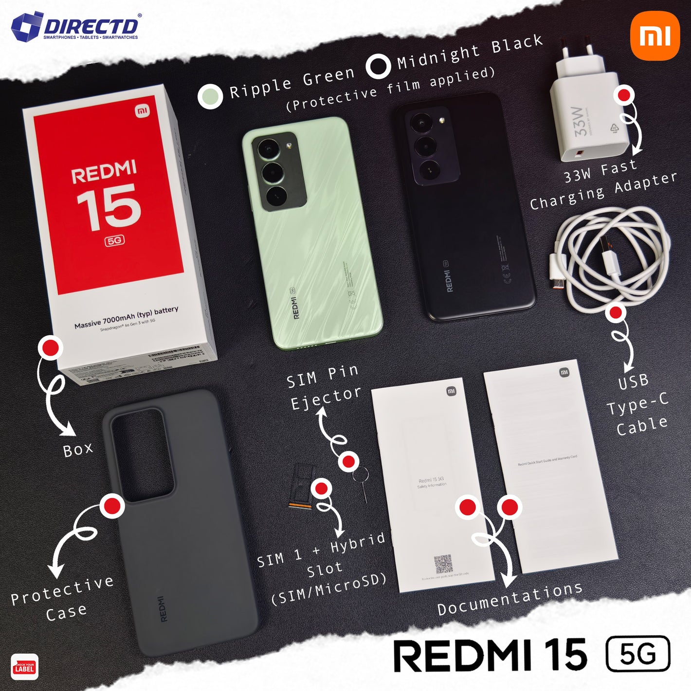 Redmi 15 5G [8GB RAM | 256GB ROM]