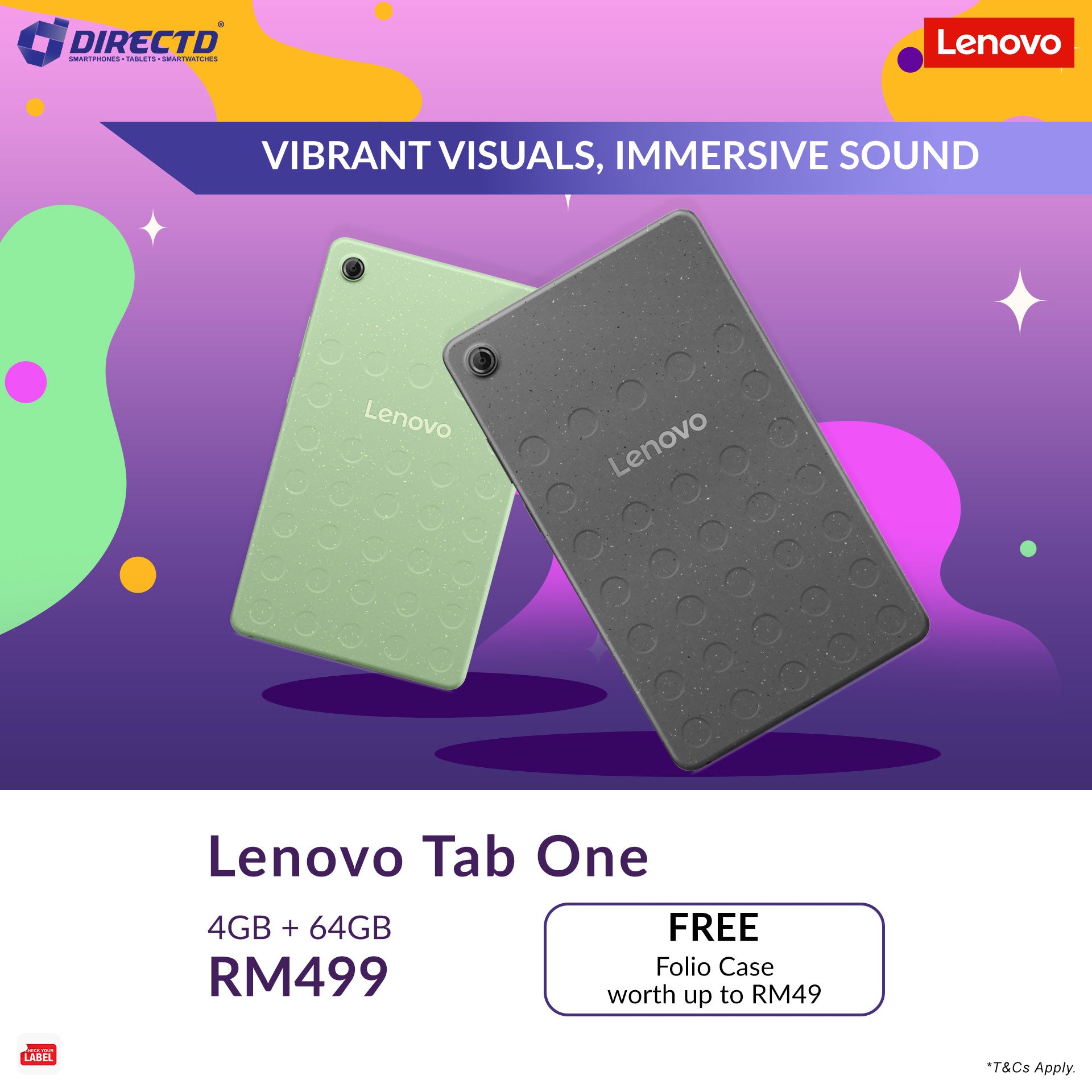 Lenovo Tab One [4GB RAM | 64GB ROM]