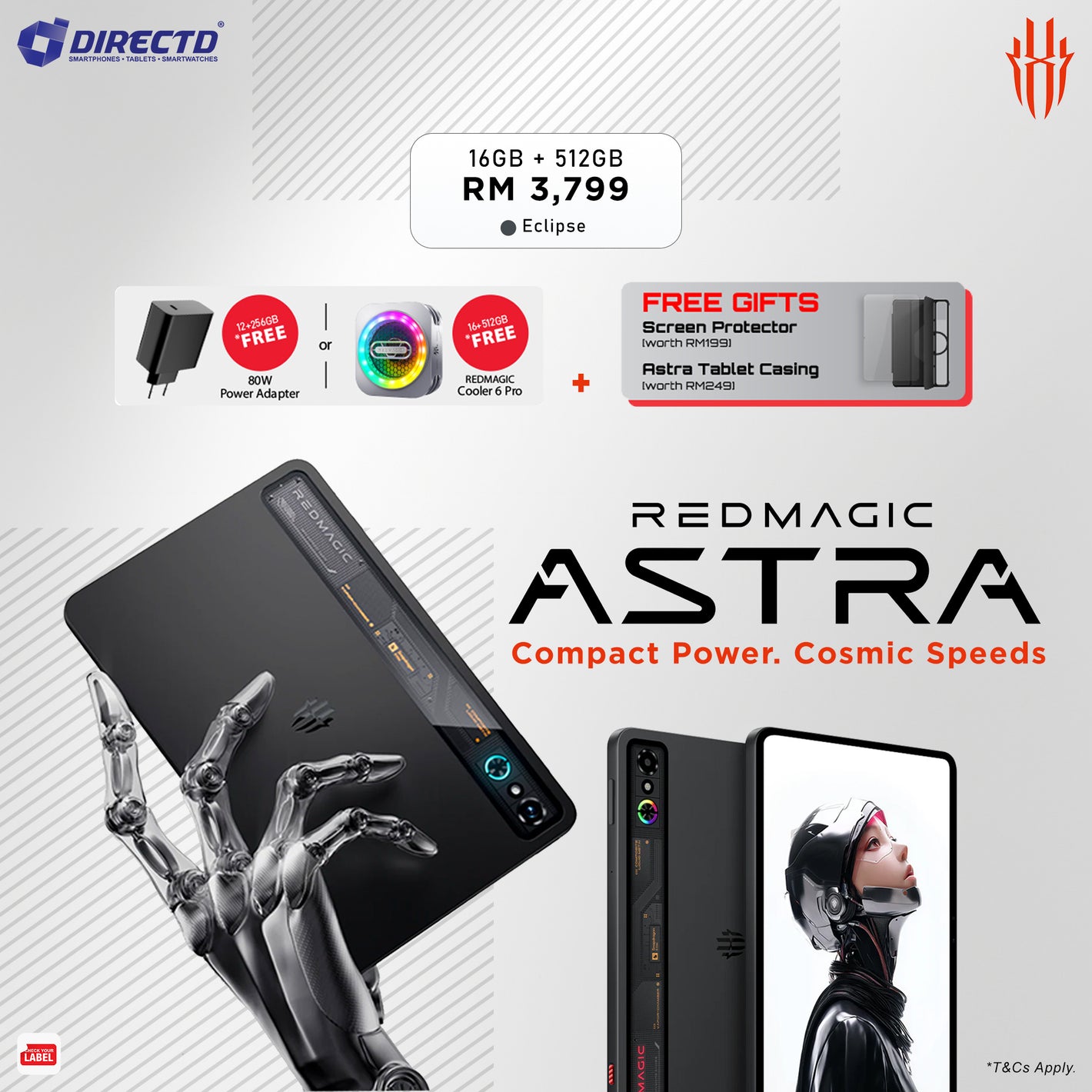 REDMAGIC Astra Gaming Tablet [12GB + 256GB | 16GB + 512GB]