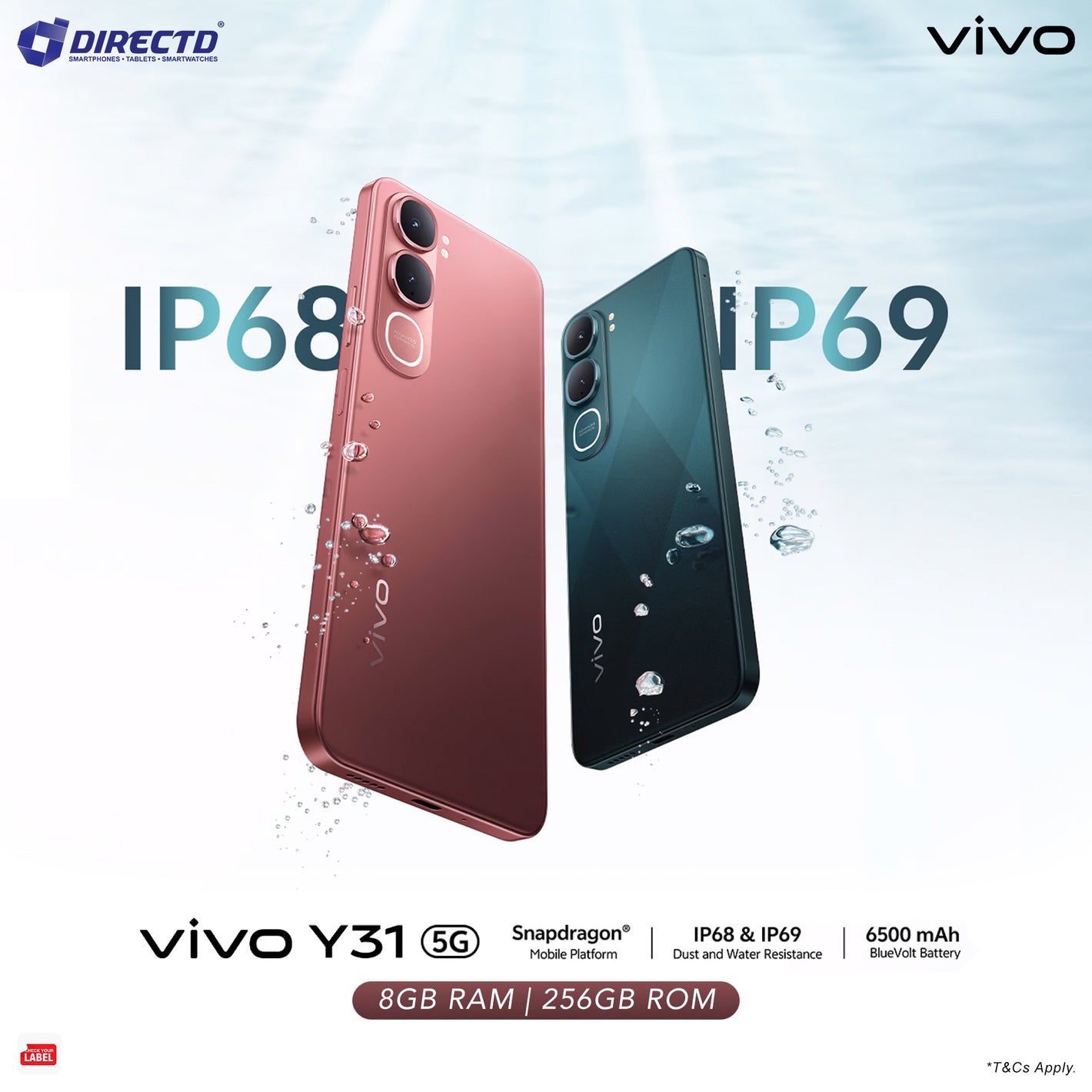 vivo Y31 5G [8GB RAM | 256GB ROM]