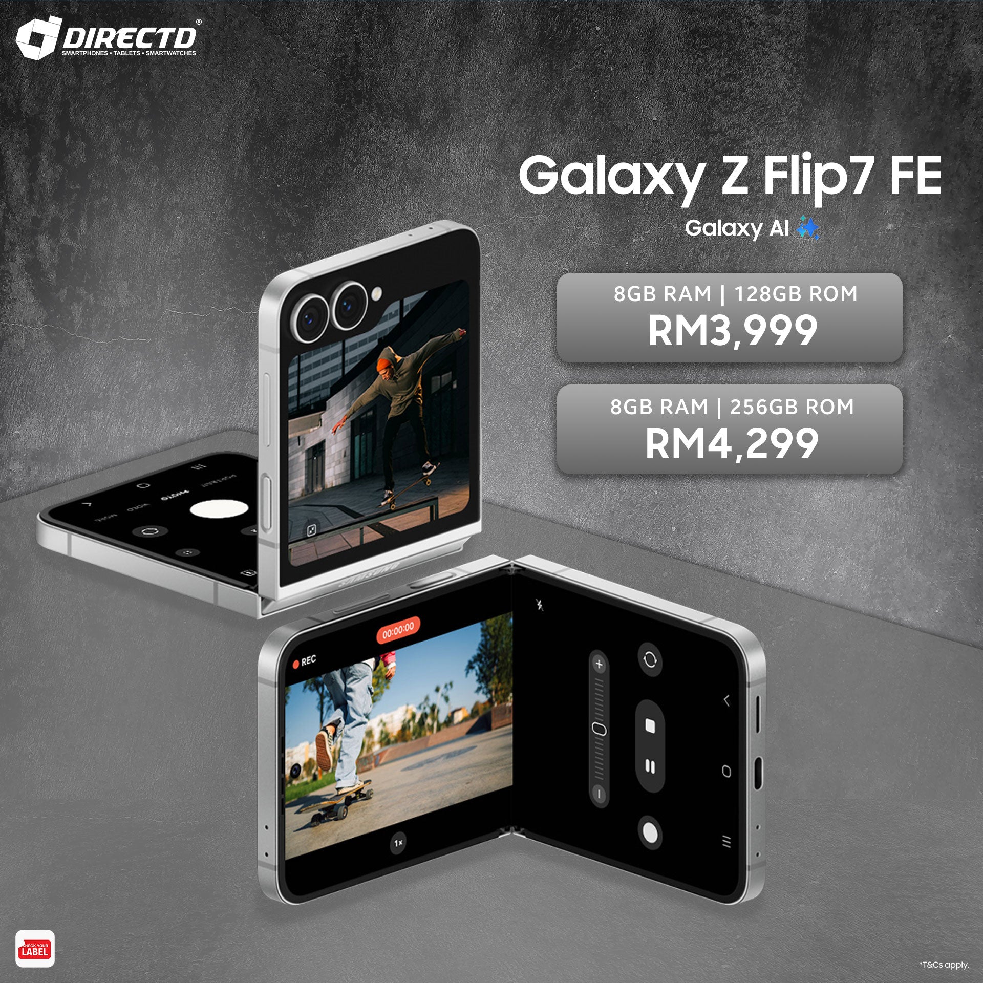 Samsung Galaxy Z Flip7 FE [128GB | 256GB]