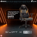TTRacing Swift X Pro Air Threads Fabric Gaming Chair - Ember Dusk