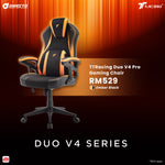 TTRacing Duo V4 Pro Gaming Chair - Ember Black