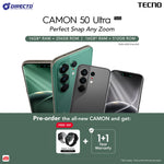 🆕 TECNO CAMON 50 Ultra 5G [8GB RAM | 256GB/512GB ROM]