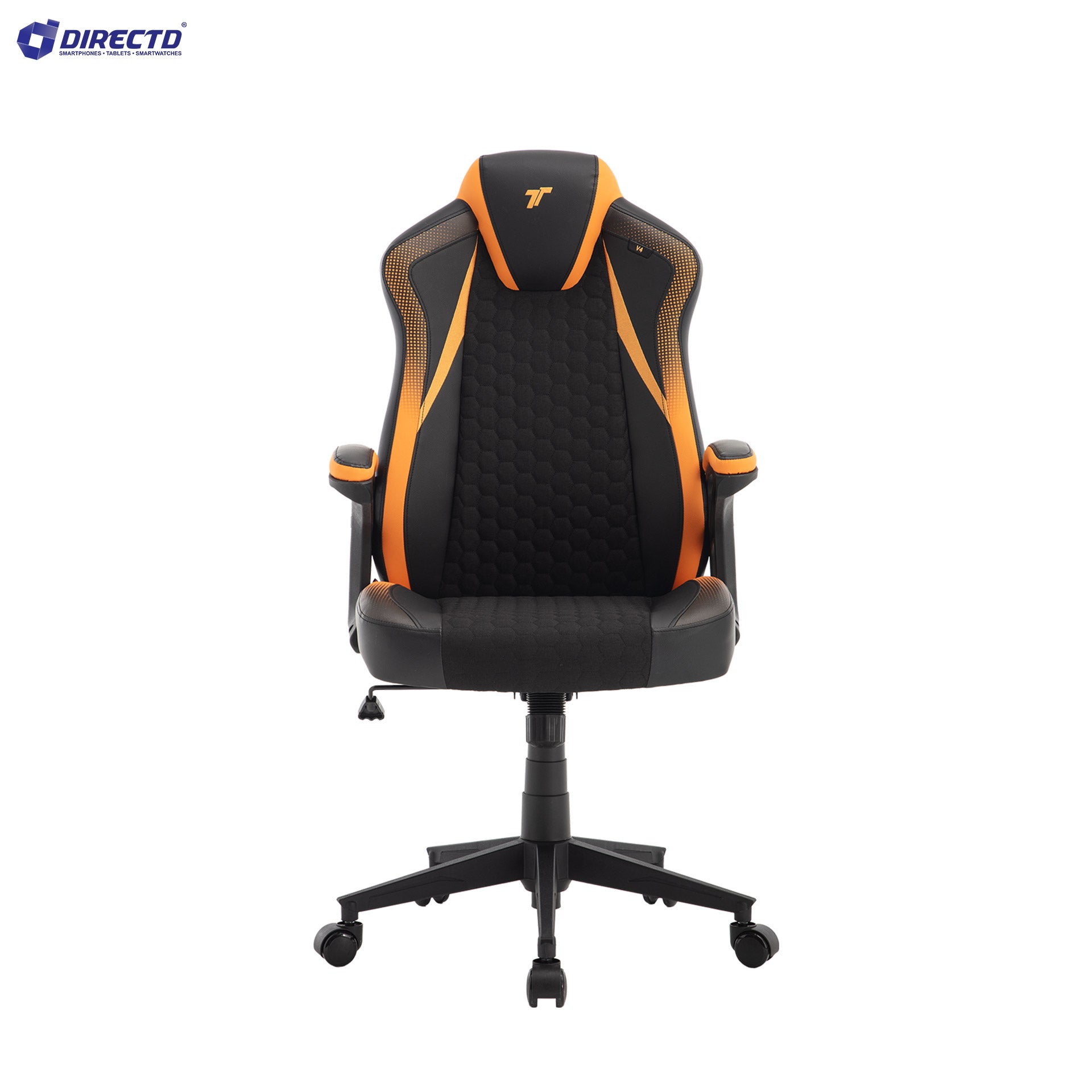 TTRacing Duo V4 Air Threads Fabric Gaming Chair - Ember Black