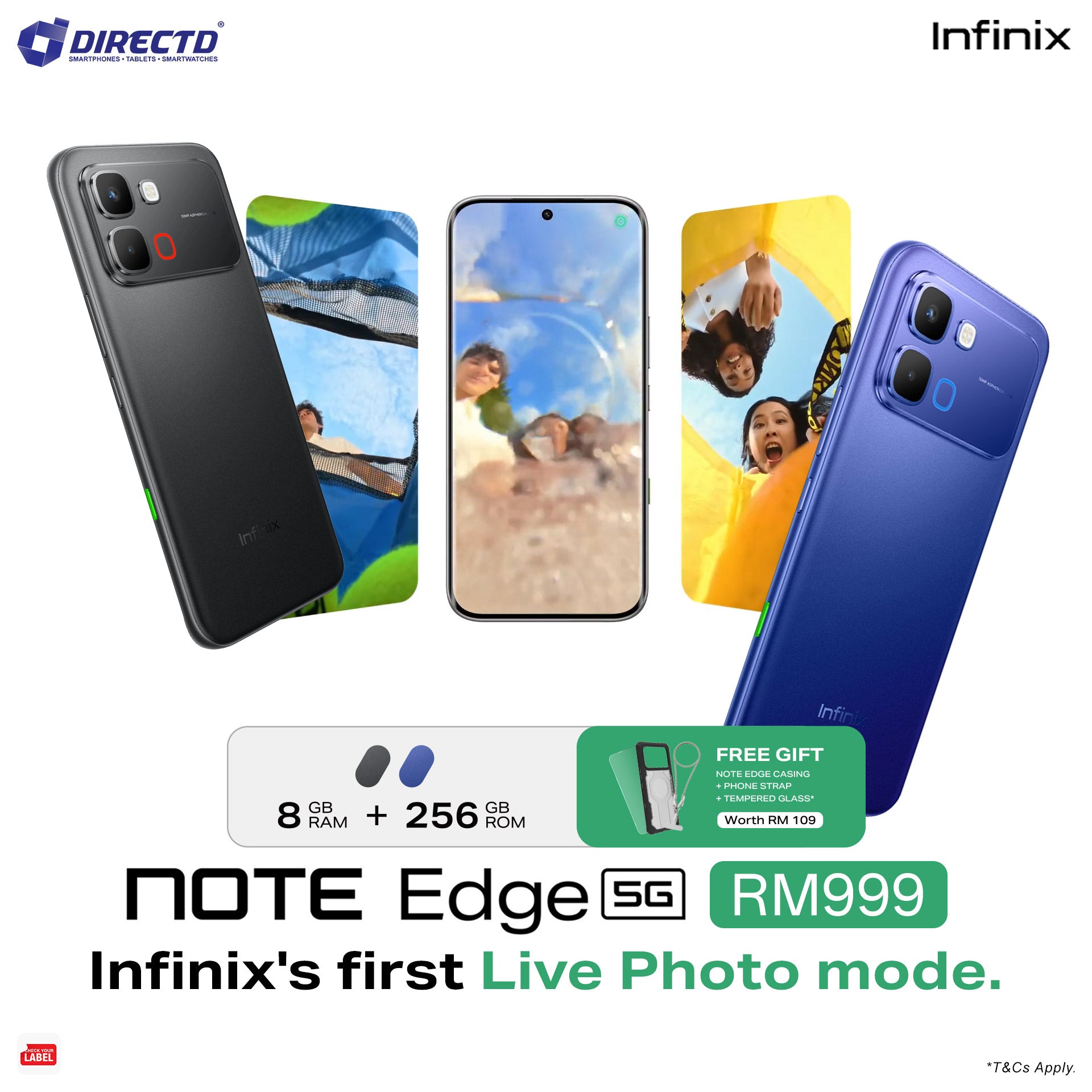 🆕 INFINIX note Edge 5G [8GB RAM | 256GB ROM]