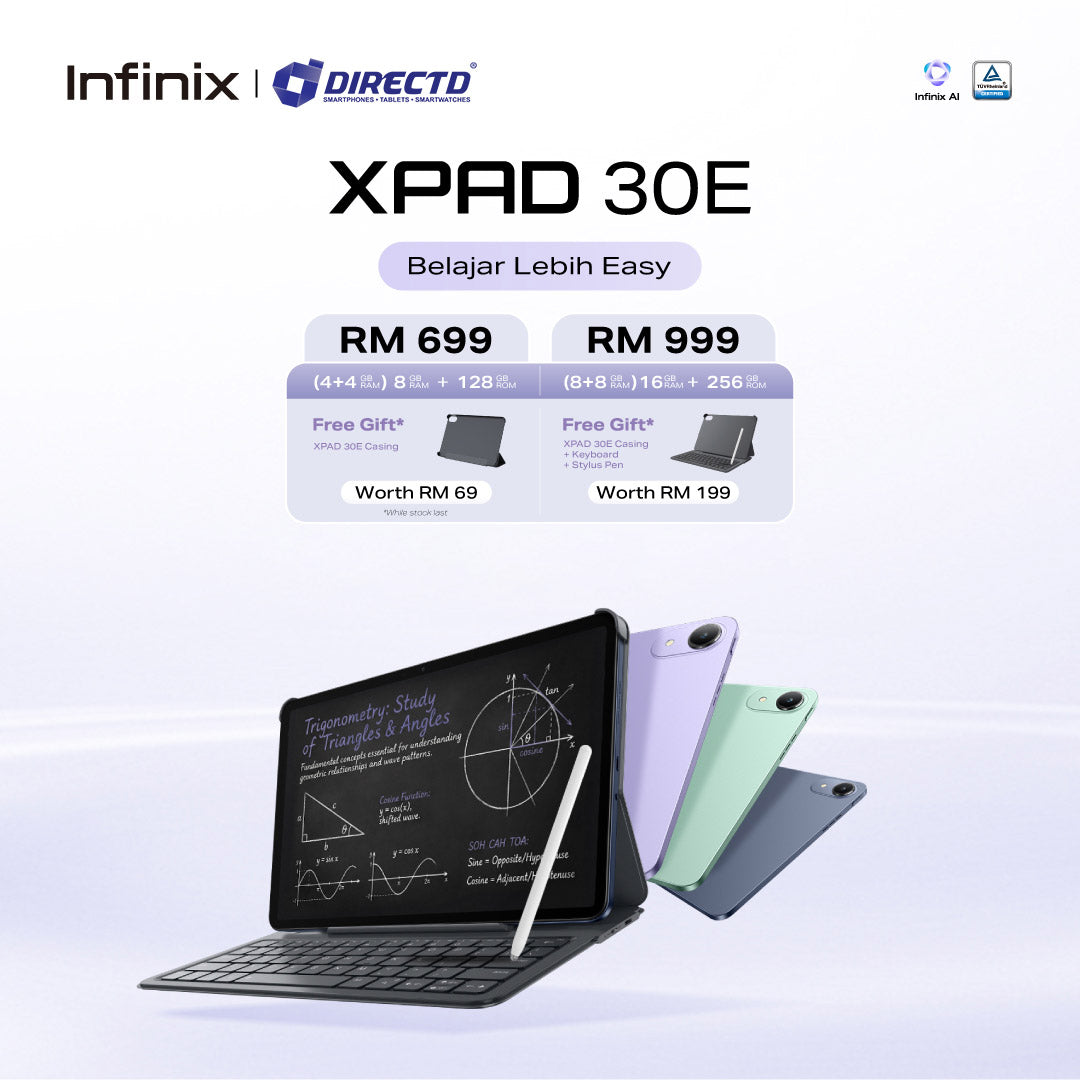 🆕 Infinix Xpad 30E [4GB+128GB | 8GB+256GB]