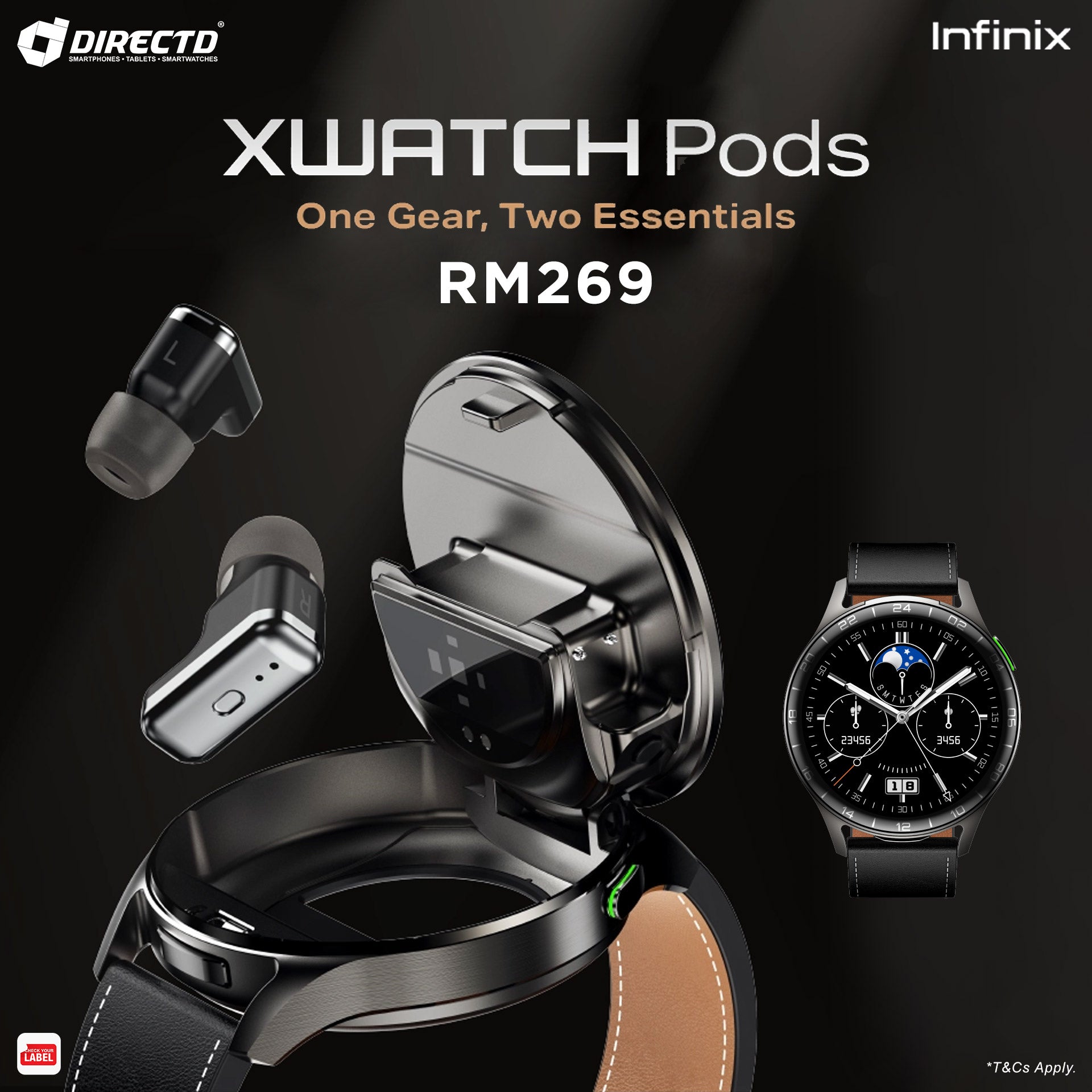 🆕 Infinix XWATCH Pods