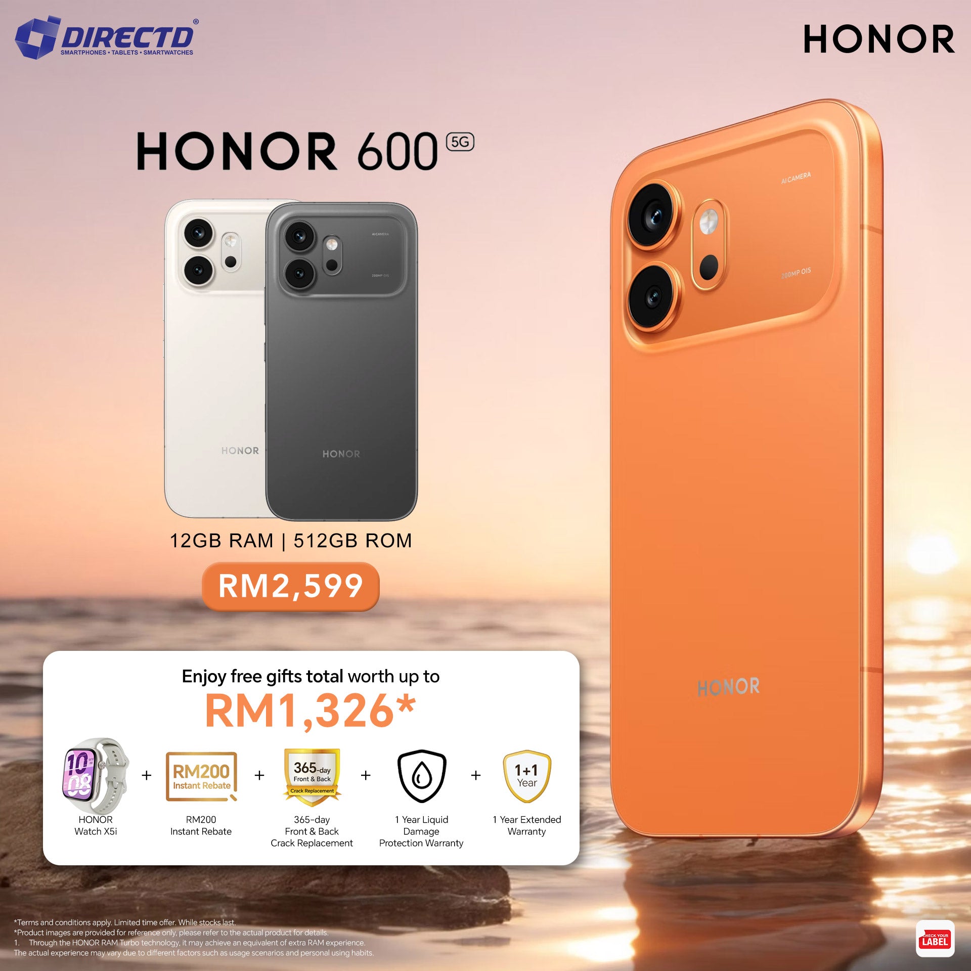 🆕 HONOR 600 [12GB RAM | 512GB ROM]