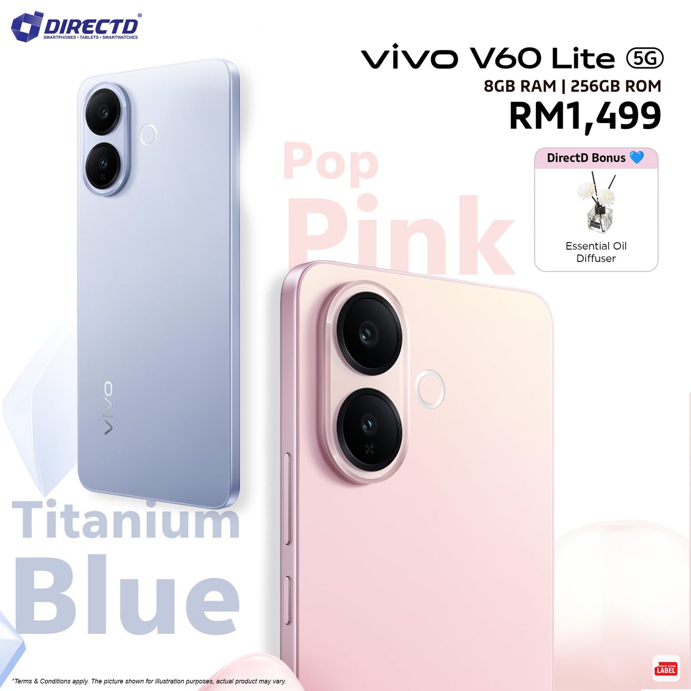 vivo V60 Lite 5G [256GB | 512GB]