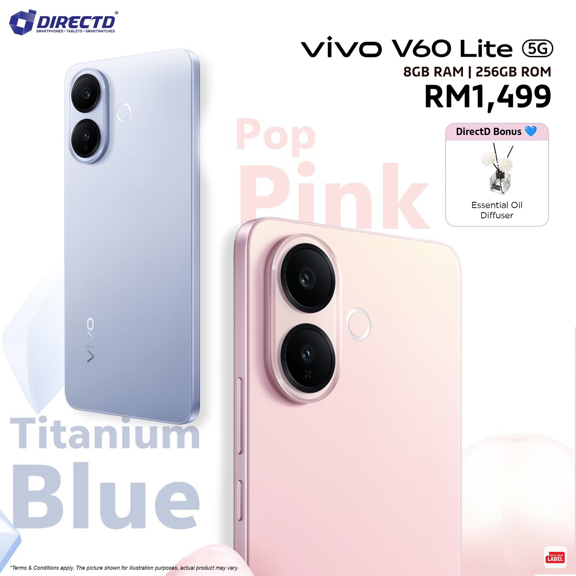vivo V60 Lite 5G [256GB | 512GB]