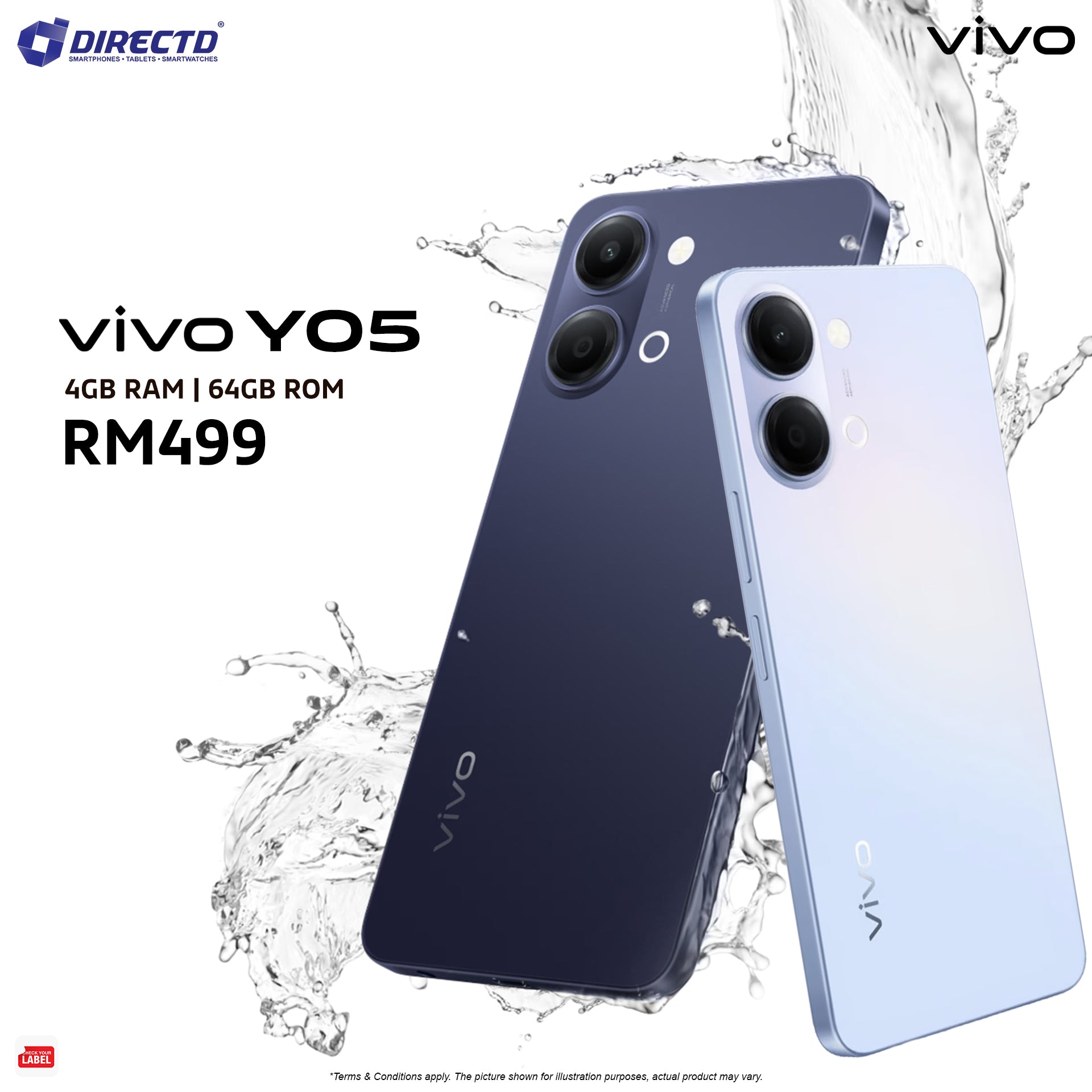 🆕 vivo Y05 [4GB RAM | 64GB ROM]