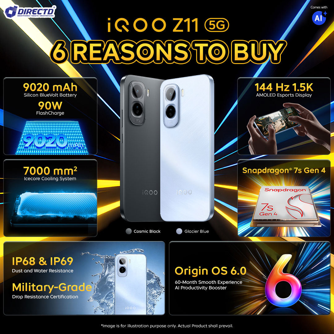 🆕 iQOO Z11 [12GB RAM | 256GB ROM]