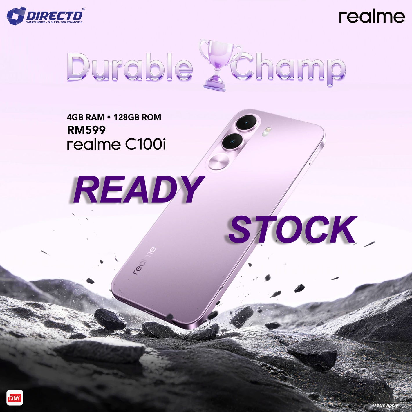 🆕 realme C100i [4GB RAM | 128GB ROM]
