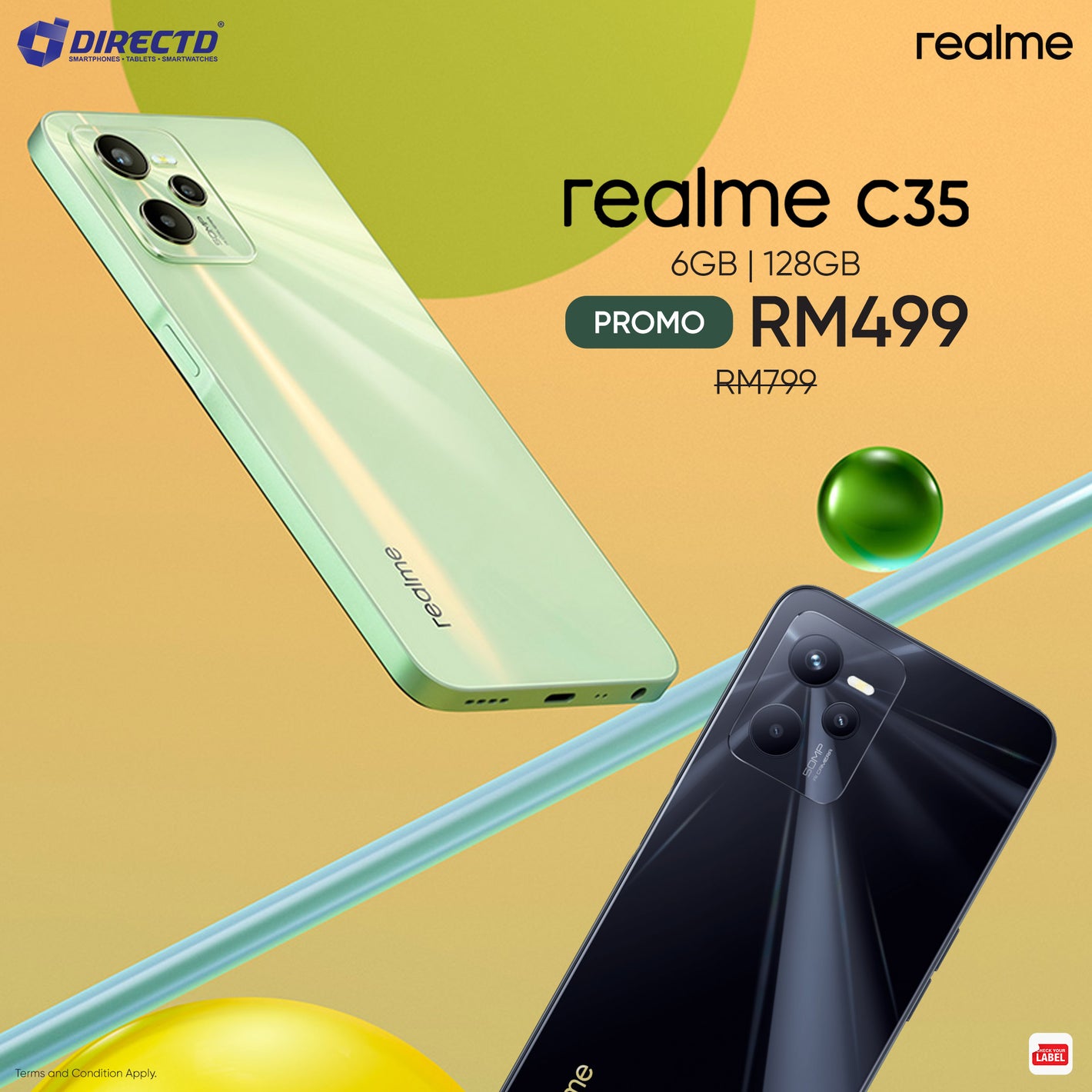 realme c35 [6GB RAM | 128GB ROM]