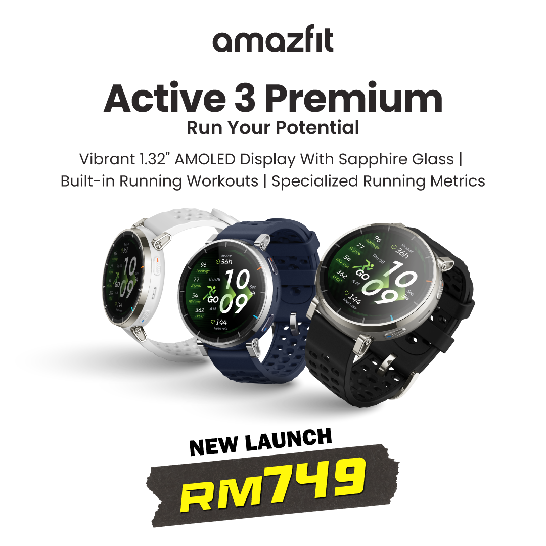 🆕 Amazfit Active 3 Premium