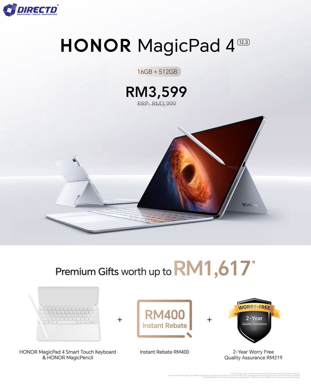 🆕 HONOR MagicPad 4 12.3 inch WI-FI [16GB+512GB]