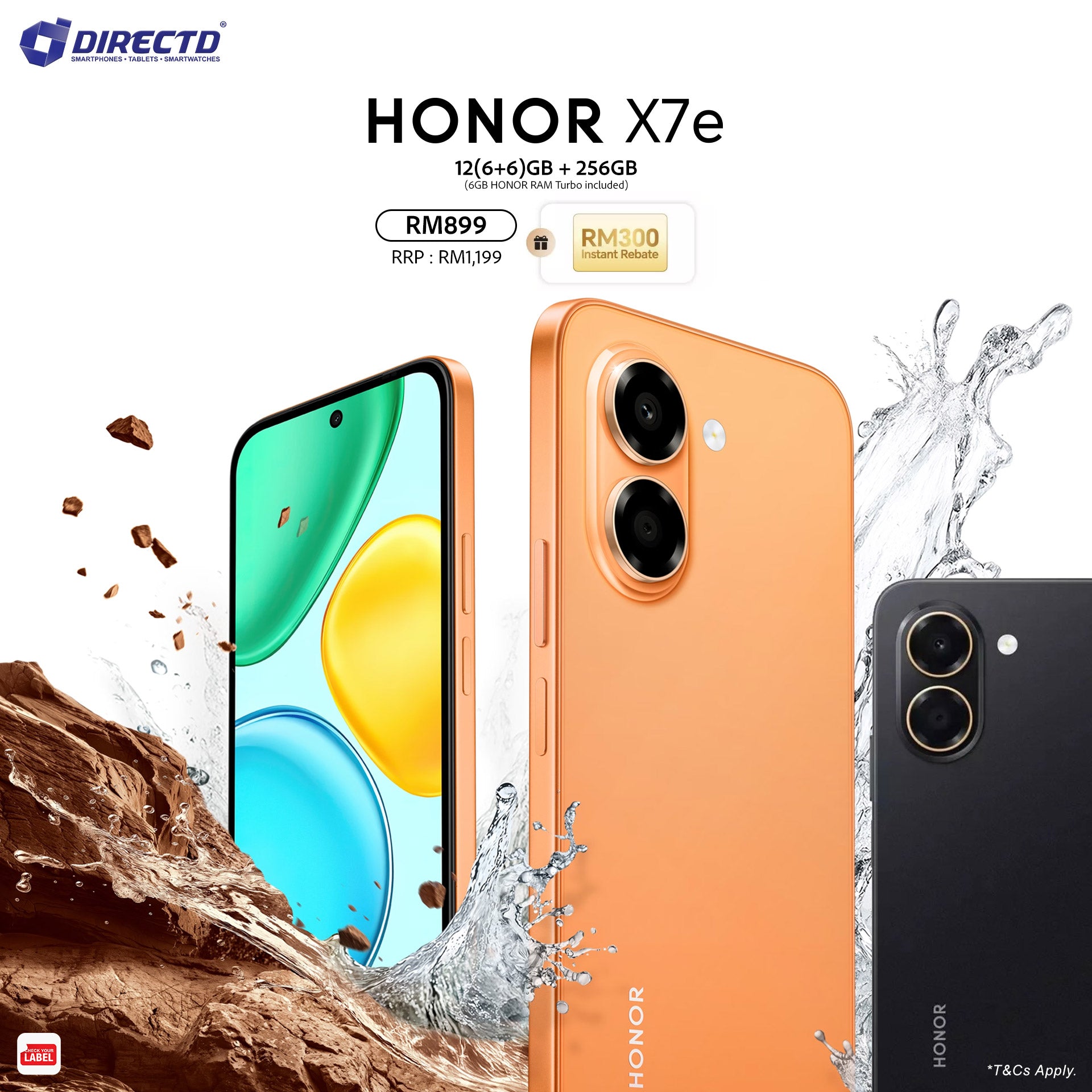 🆕 HONOR X7e [6GB+6GB RAM | 256GB ROM]