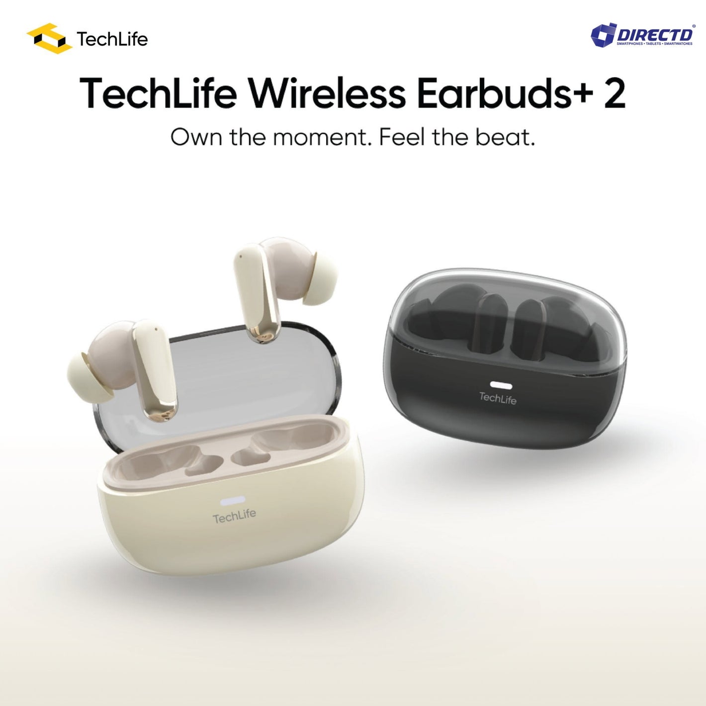 TechLife Wireless Earbuds+ 2