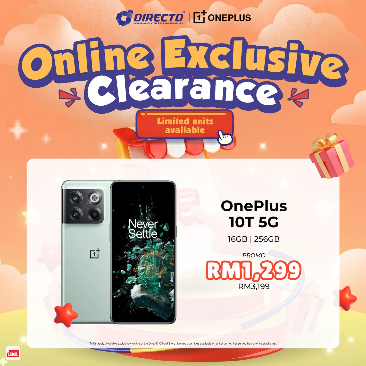 OnePlus 10T 5G [16GB RAM/256GB ROM]