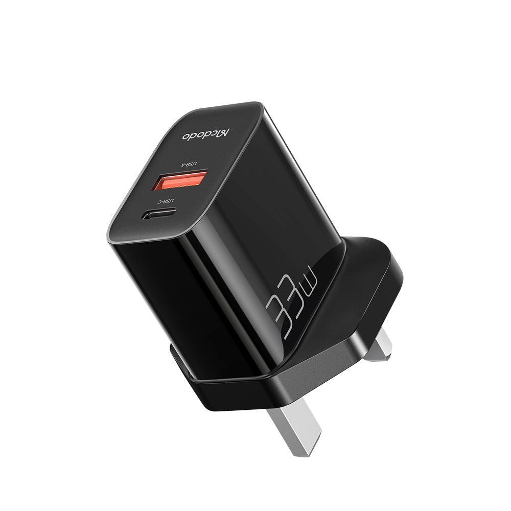 MCDODO 33W PD+QC Dual Port Charger | Merdeka 36% Discount