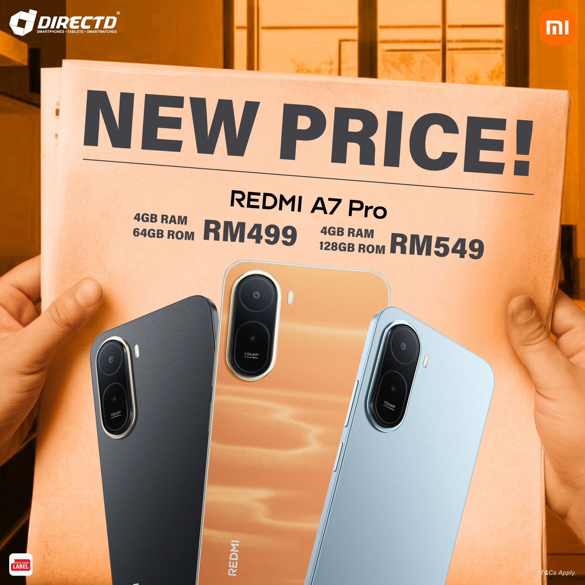 🆕 Redmi A7 Pro [4GB RAM | 64GB/128GB ROM]