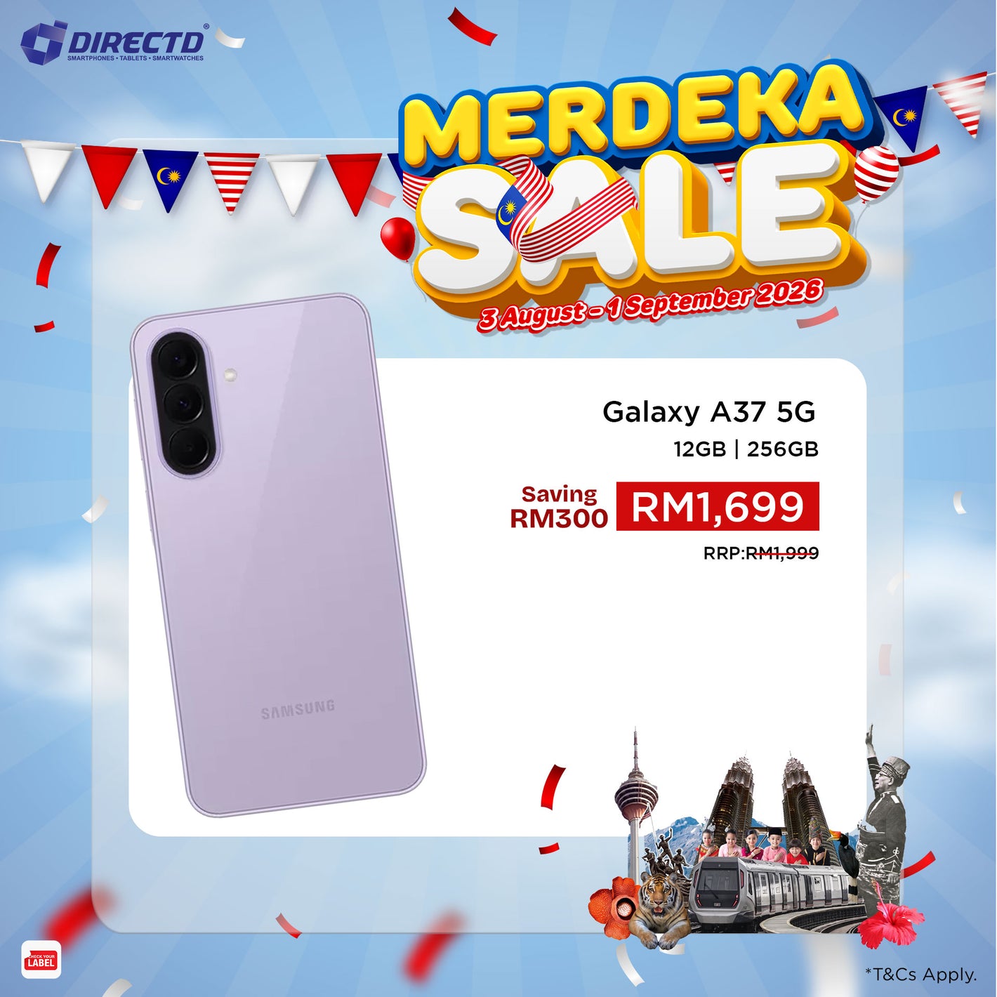 Samsung Galaxy A37 5G [12GB RAM | 256GB ROM]