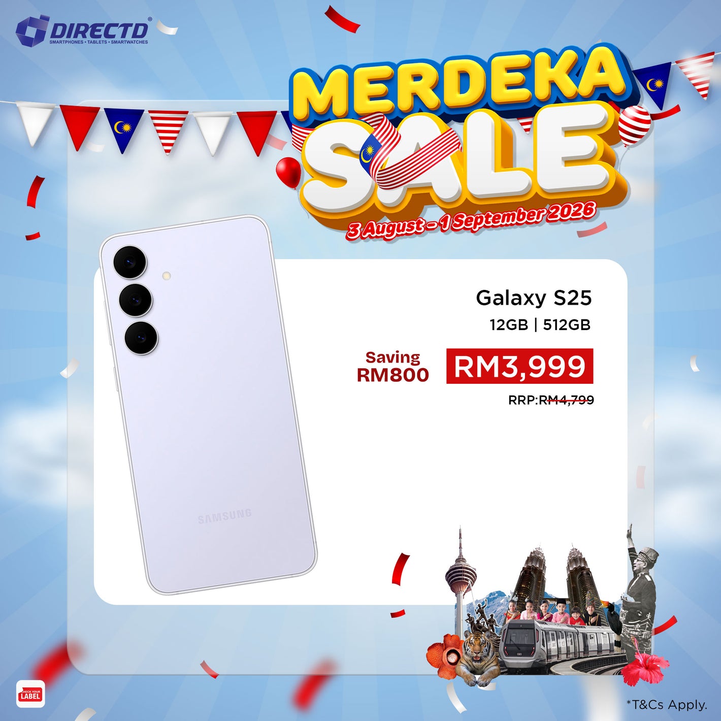 SAMSUNG Galaxy S25 [256GB | 512GB]