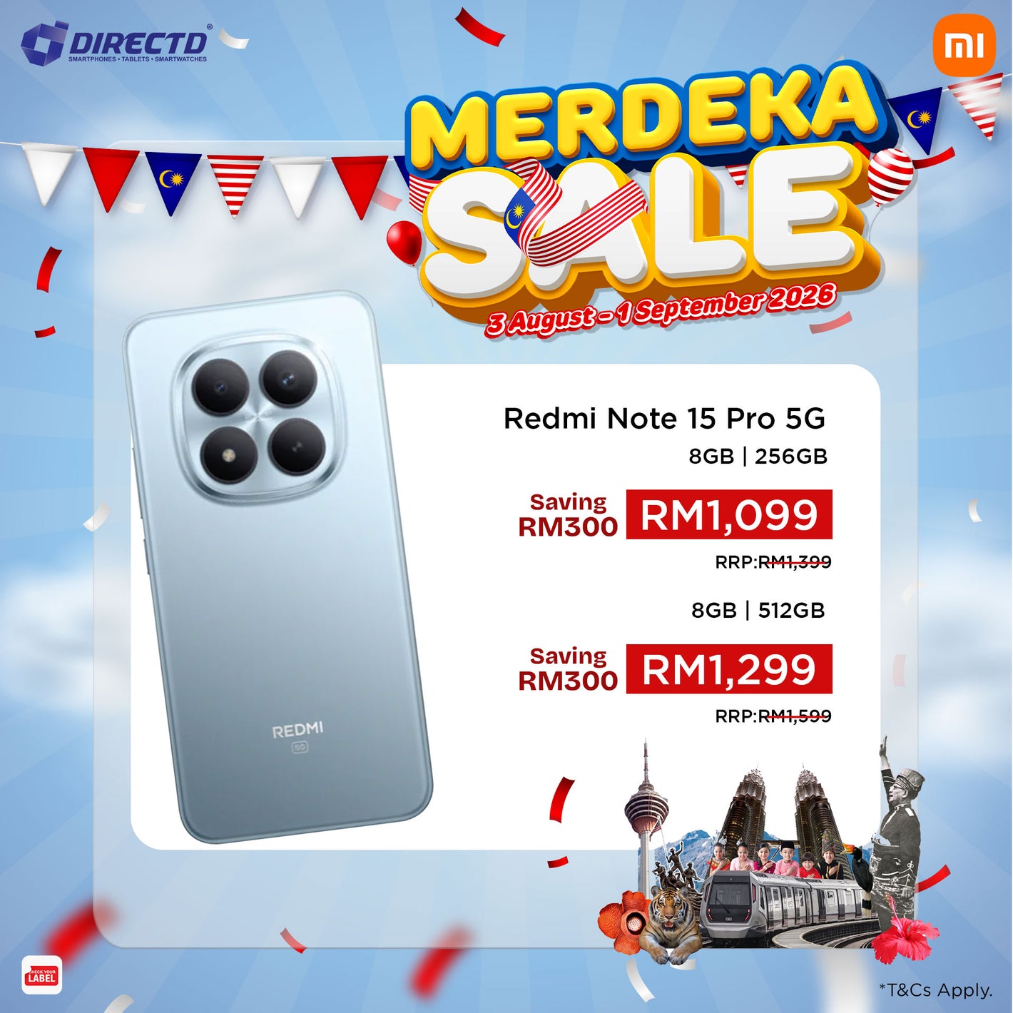 Redmi Note 15 Pro 5G [8GB RAM | 256GB/512GB ROM]