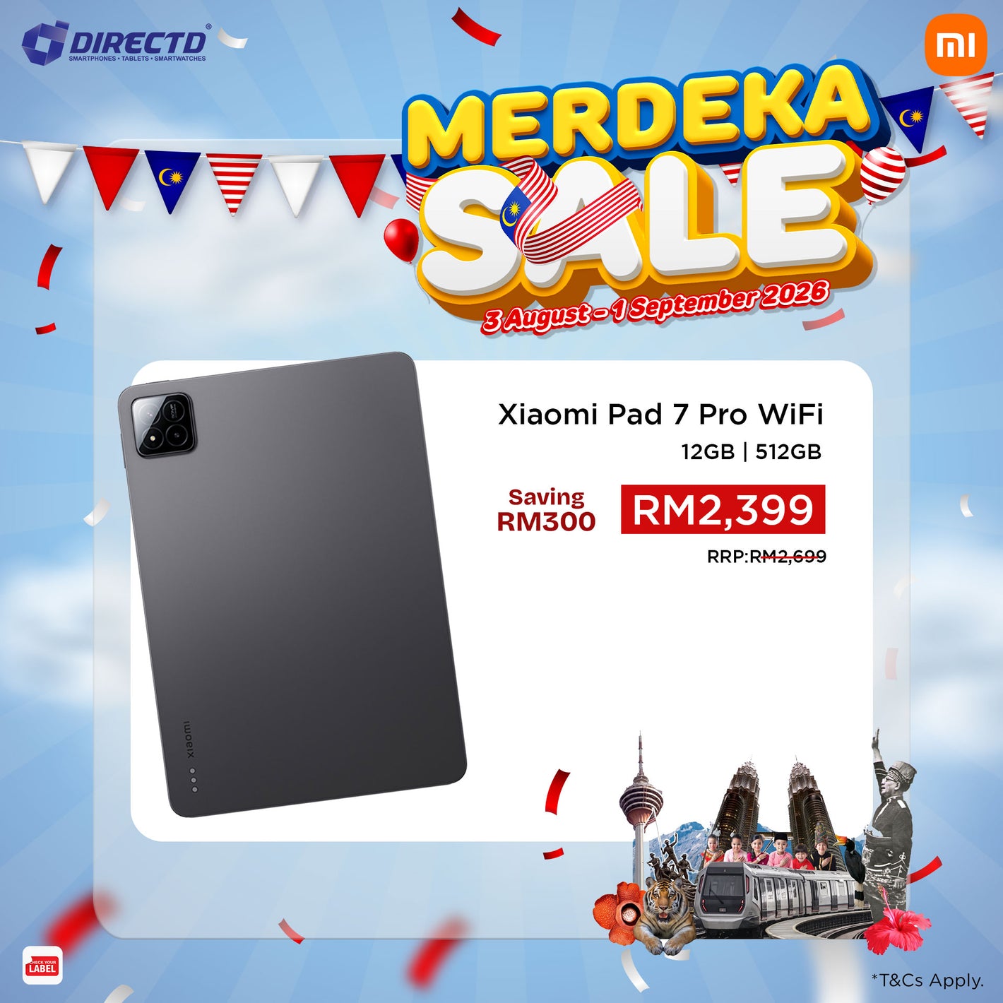 Xiaomi Pad 7 Pro [12GB RAM | 512GB ROM]